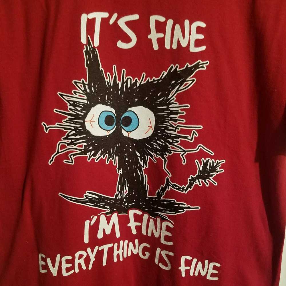 Its fine im fine red tshirt S - image 2