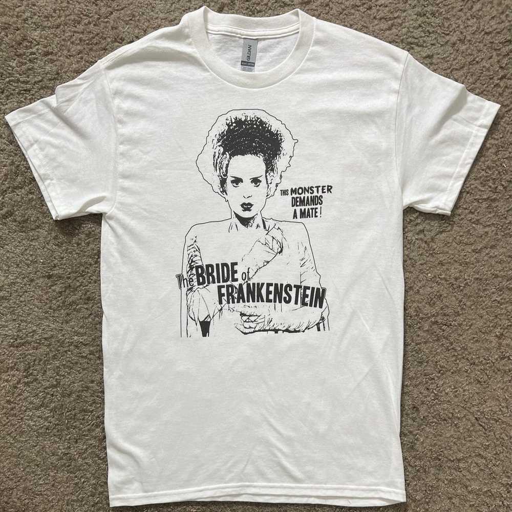 Horror Bride of Frankenstein size small color whi… - image 2