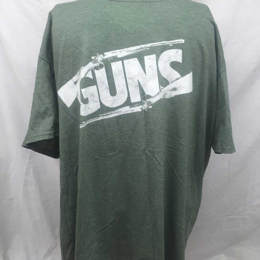 Justin Moore "Guns" Men’s T-Shirt Size 2XL Green … - image 1