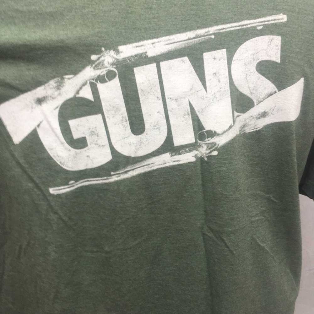 Justin Moore "Guns" Men’s T-Shirt Size 2XL Green … - image 2