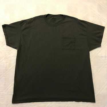 Athletic Works Green/Gray pocket T shirt 2XL - image 1