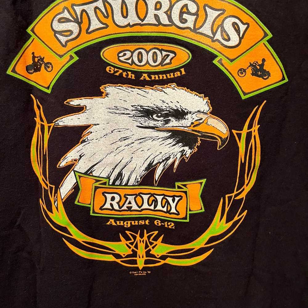 STURGIS T-Shirt Black Men’s XXL 2007 67th Annual … - image 5