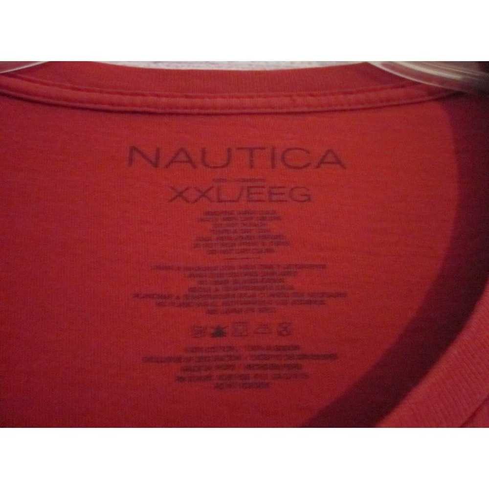 Vintage Nautica Mens Size XXLarge Red Blue T-Shir… - image 2