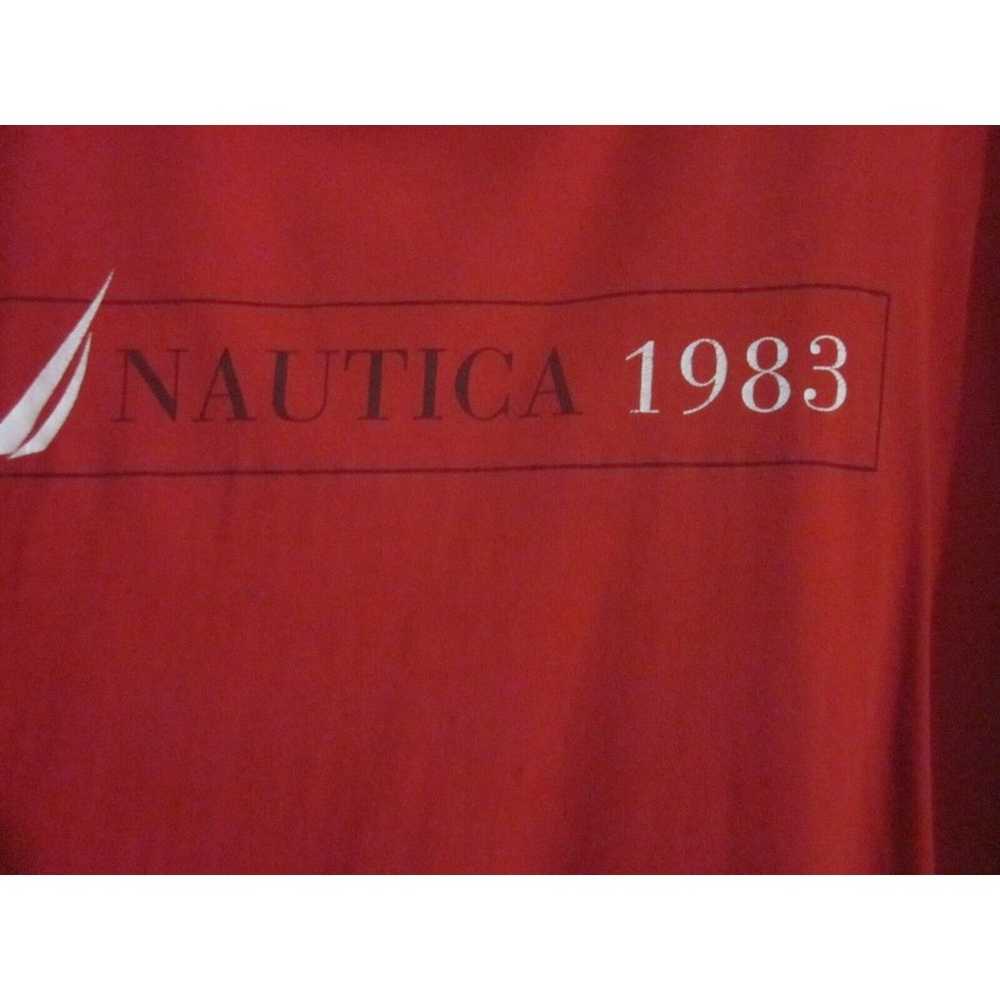 Vintage Nautica Mens Size XXLarge Red Blue T-Shir… - image 3