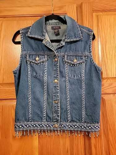 Ladies Life Style Button Up Vest Size Medium - image 1