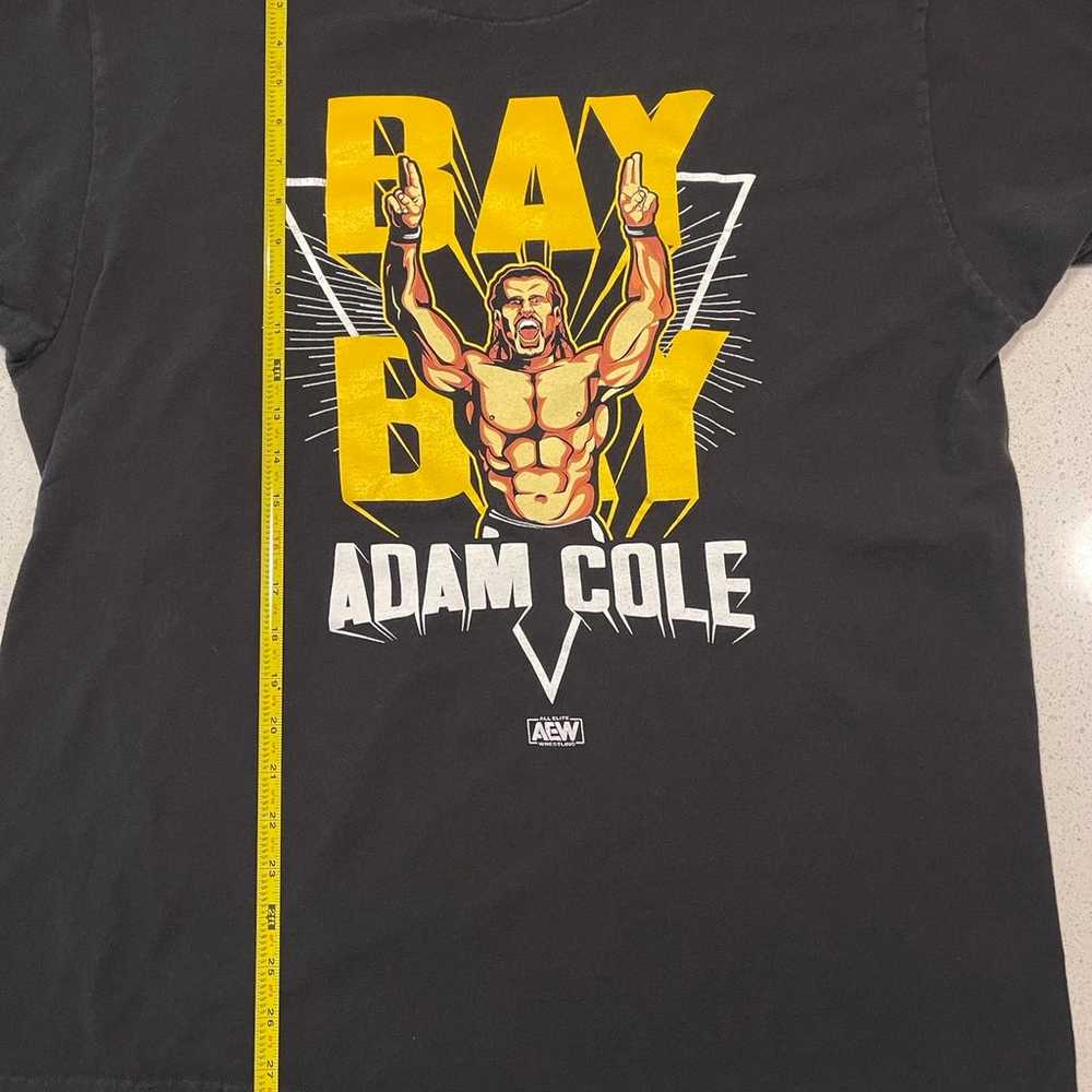 AEW Wrestling Adam Cole ‘Bay Bay’ Black T-Shirt - image 3
