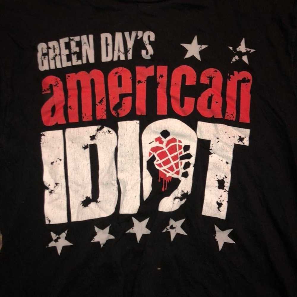 Green Day shirt - image 1