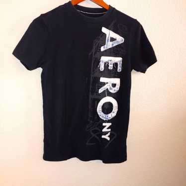 Aero new York spell out tee x small aeropostale - image 1