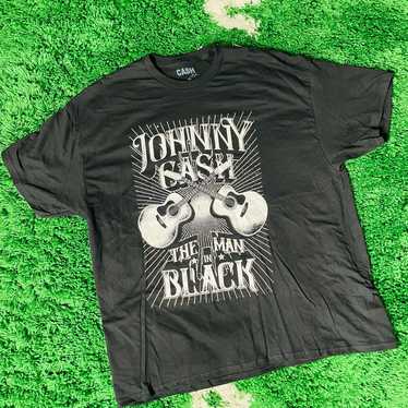 Johnny Cash Official The Man In Black T-Shirt NEW… - image 1