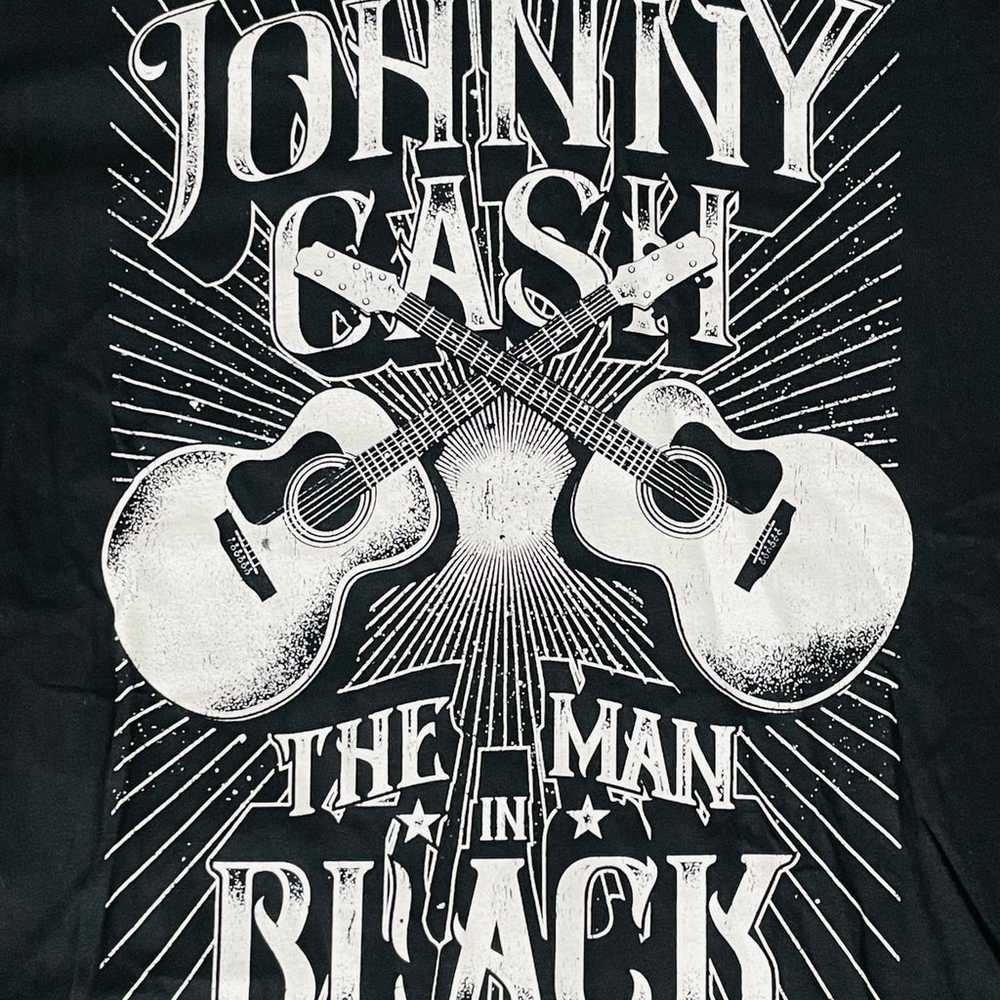 Johnny Cash Official The Man In Black T-Shirt NEW… - image 2
