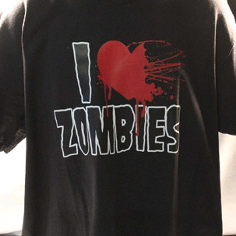 I heart zombies walking dead funny t-shirt tee gr… - image 6