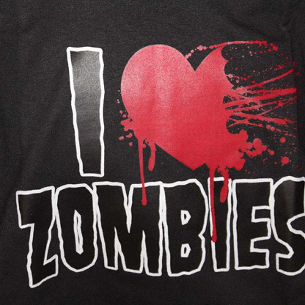 I heart zombies walking dead funny t-shirt tee gr… - image 8