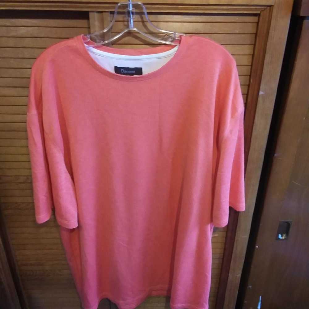 D'amante men's 3xl peach tee - image 1