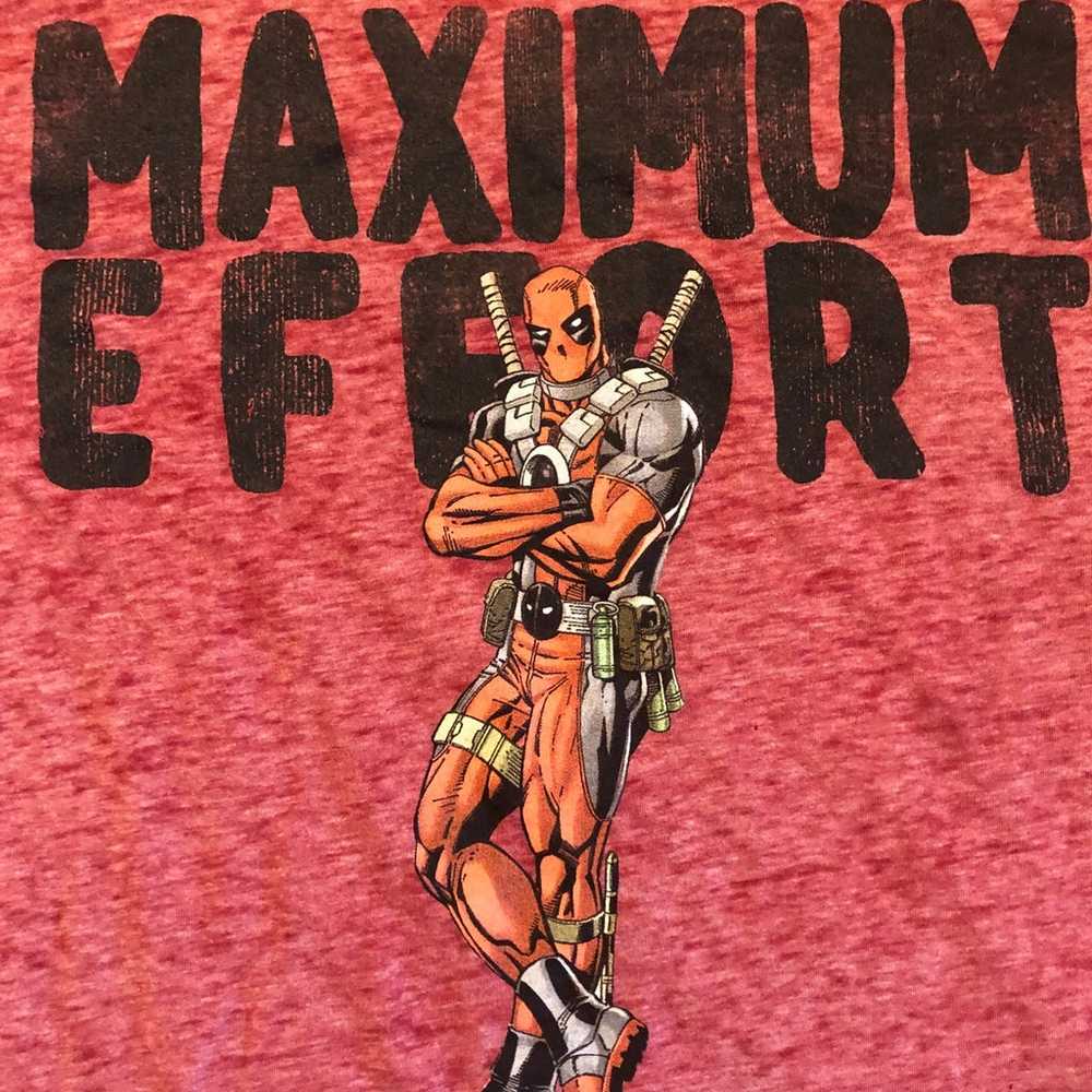 Marvel Deadpool Maximum Effort Men's Size 3XL Bur… - image 2