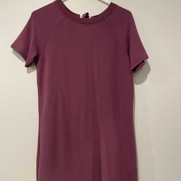 Maroon T-shirt Dress - image 1