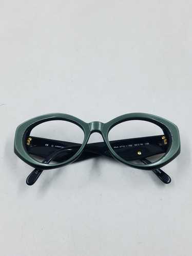 Christian Lacroix Green Oval Eyeglasses