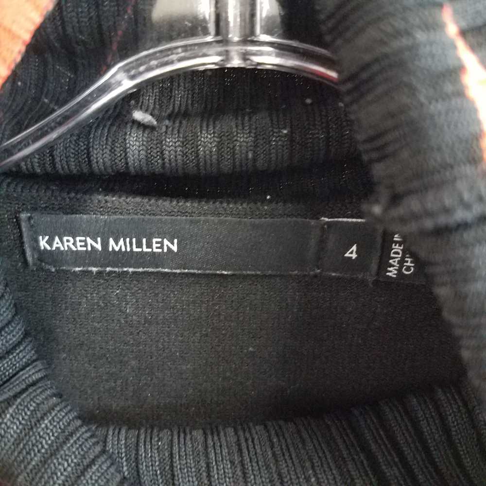 Karen Millen Women's colorblock knit gray blue or… - image 3