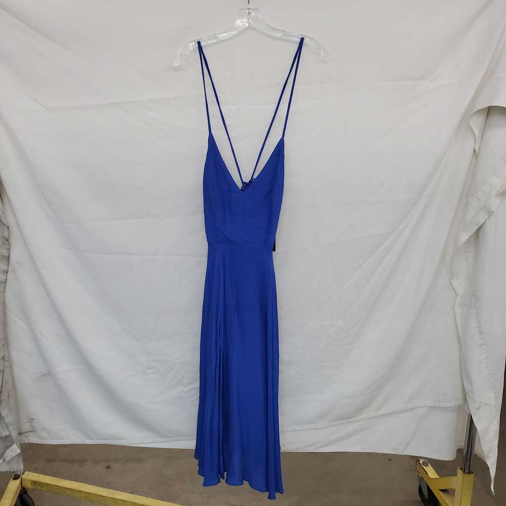 Lulus Blue A line Sleeveless Midi Dress WM Size S… - image 2