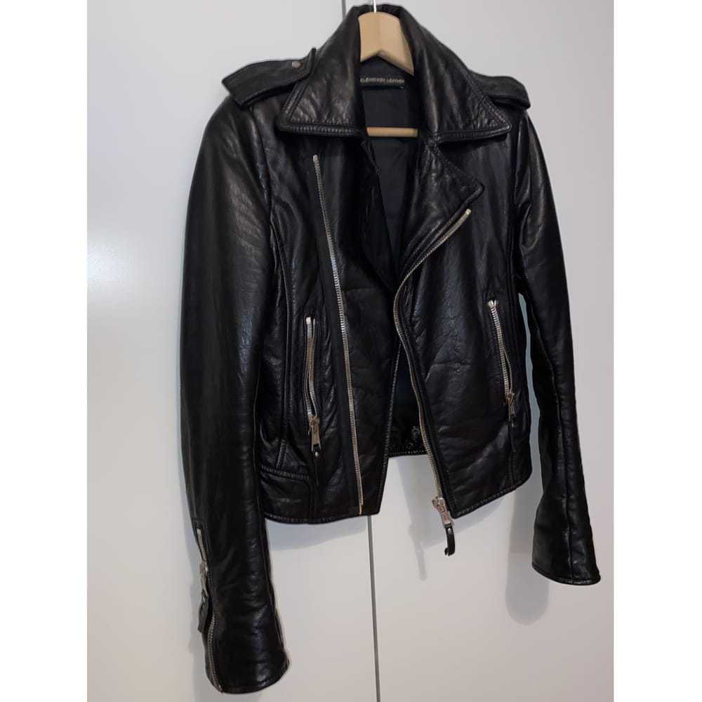 Balenciaga Leather biker jacket - image 2