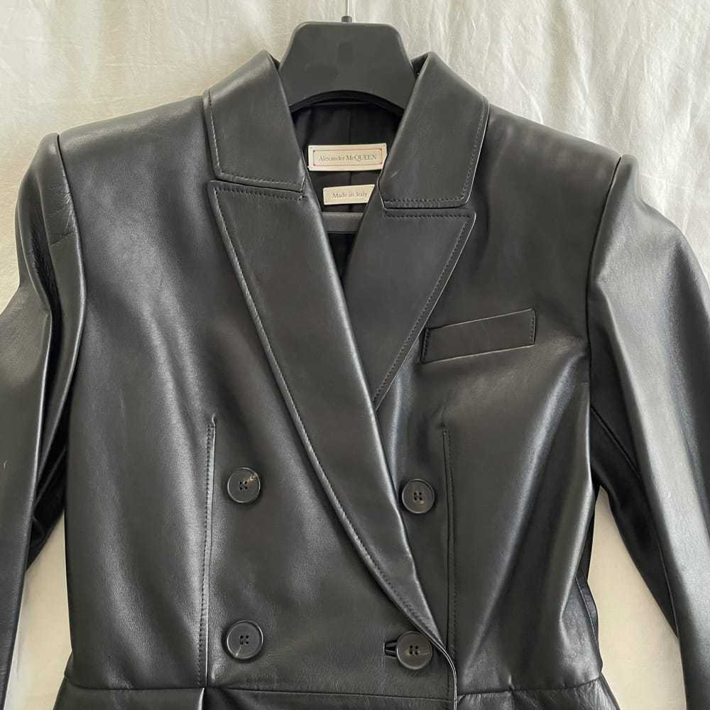 Alexander McQueen Leather biker jacket - image 3