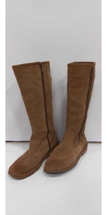 Womens brown suede calf Gem