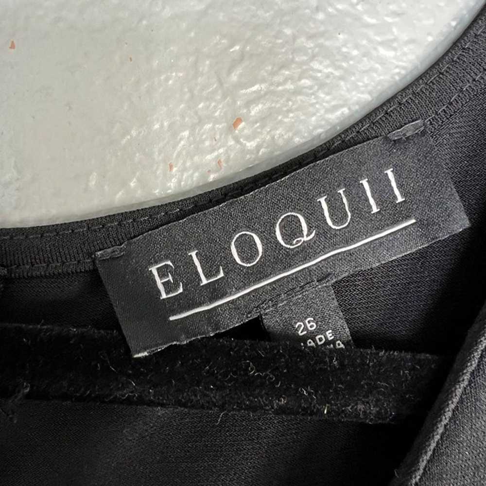 NWOT Eloquii Long Sleeve Ruched V-Neck Maxi Dress… - image 2
