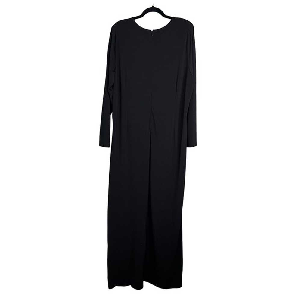 NWOT Eloquii Long Sleeve Ruched V-Neck Maxi Dress… - image 9