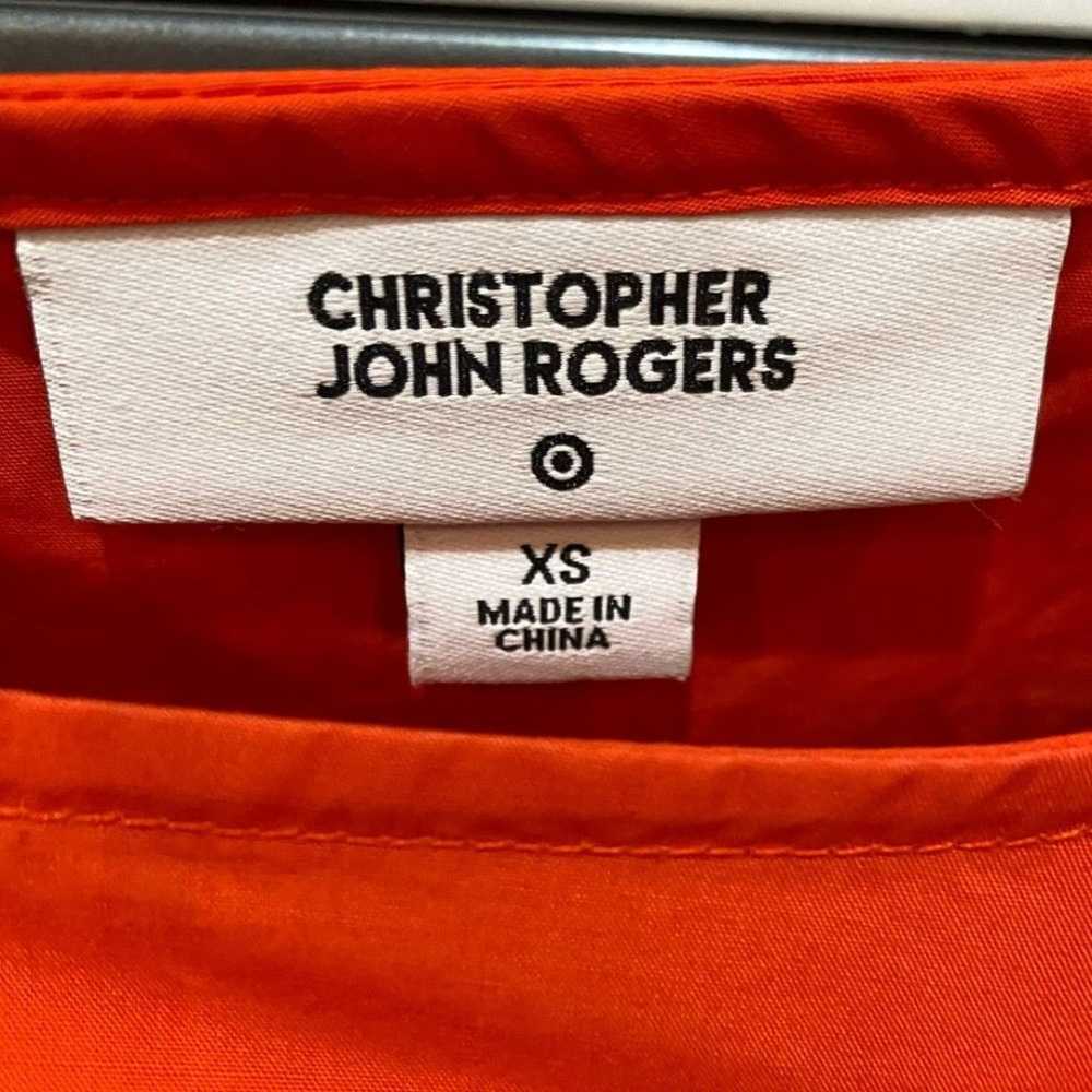 Women’s Red Christopher John Rogers Short Sleeve … - image 5