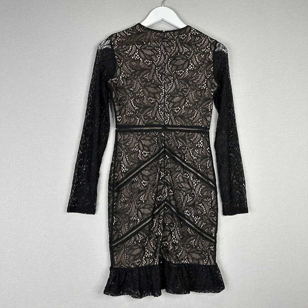 Bardot Womens Dress 4/Extra Small Black Sasha Lac… - image 4