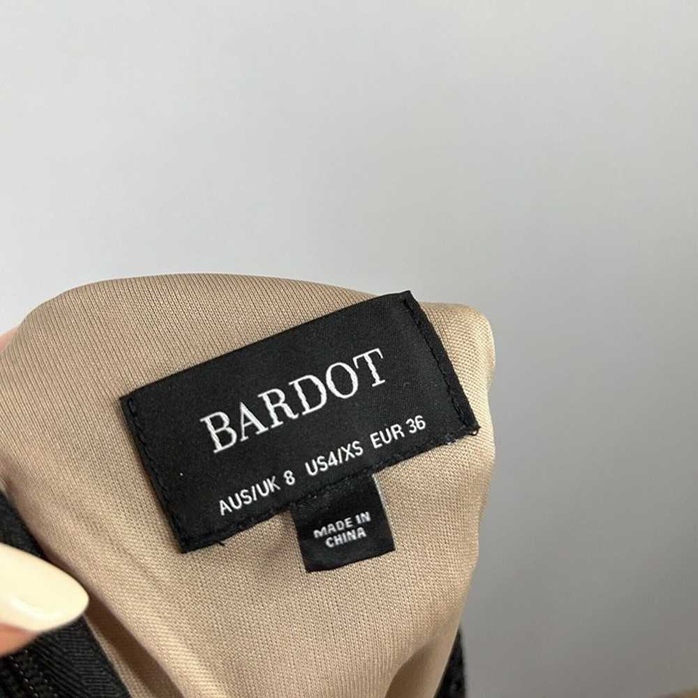 Bardot Womens Dress 4/Extra Small Black Sasha Lac… - image 8
