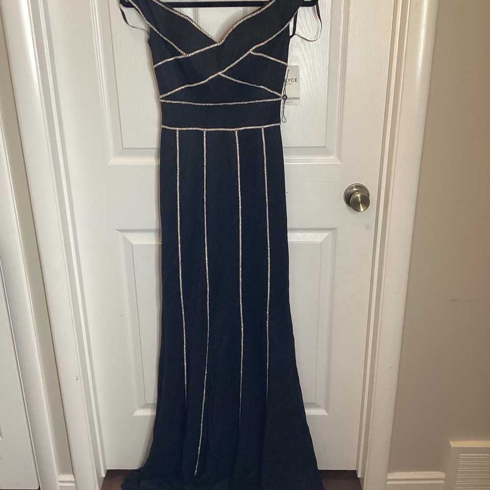 Prom Dress Gown Navy Blue - image 1