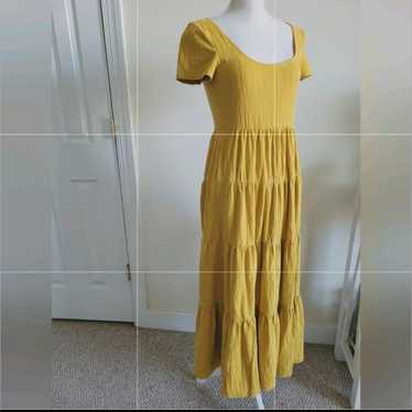 Anthropologie Maeve Gillian Tiered Maxi dress