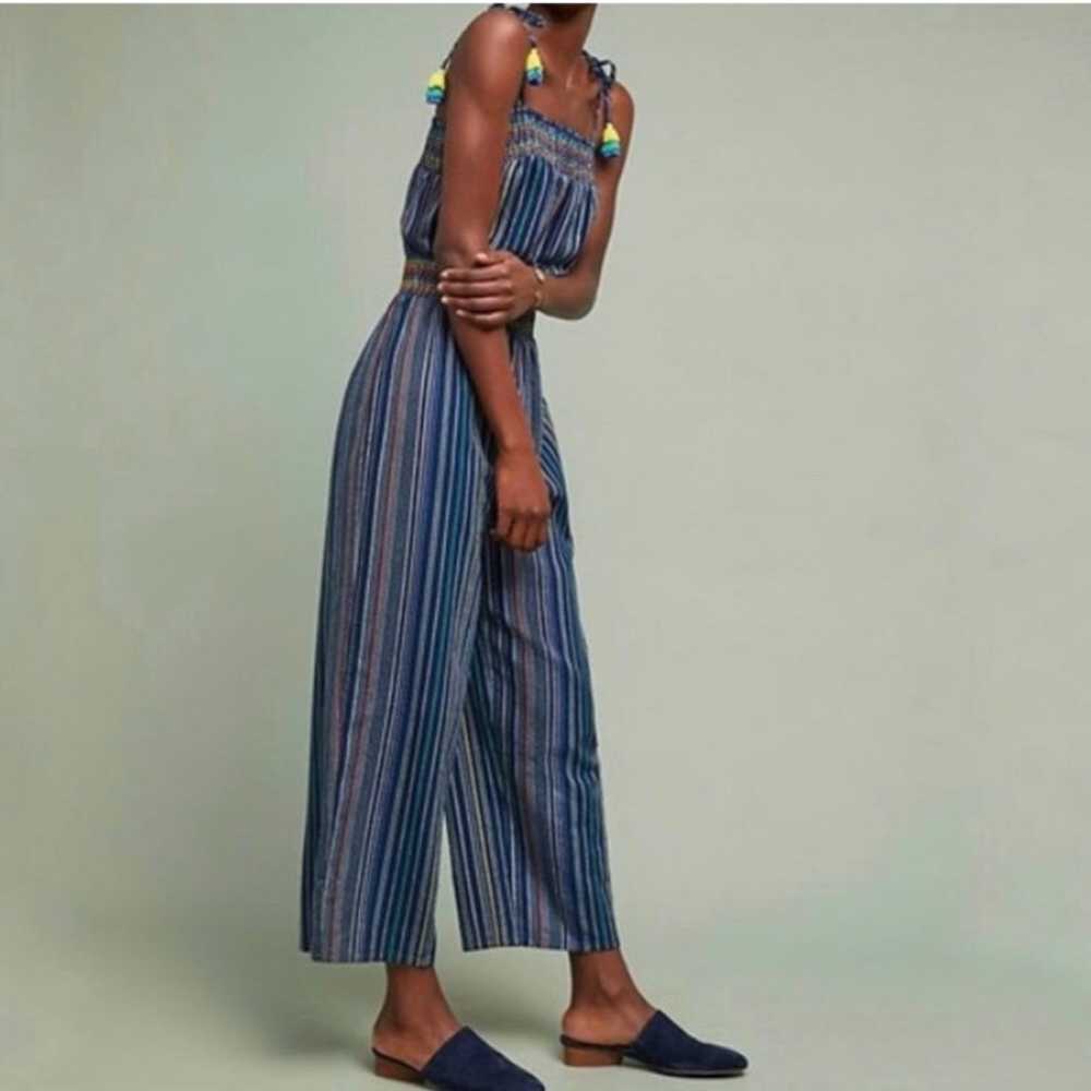 Anthropologie Laia Naomi Striped Jumpsuit Size XS… - image 1
