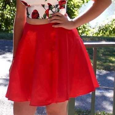 Red Homecoming Formal Dress