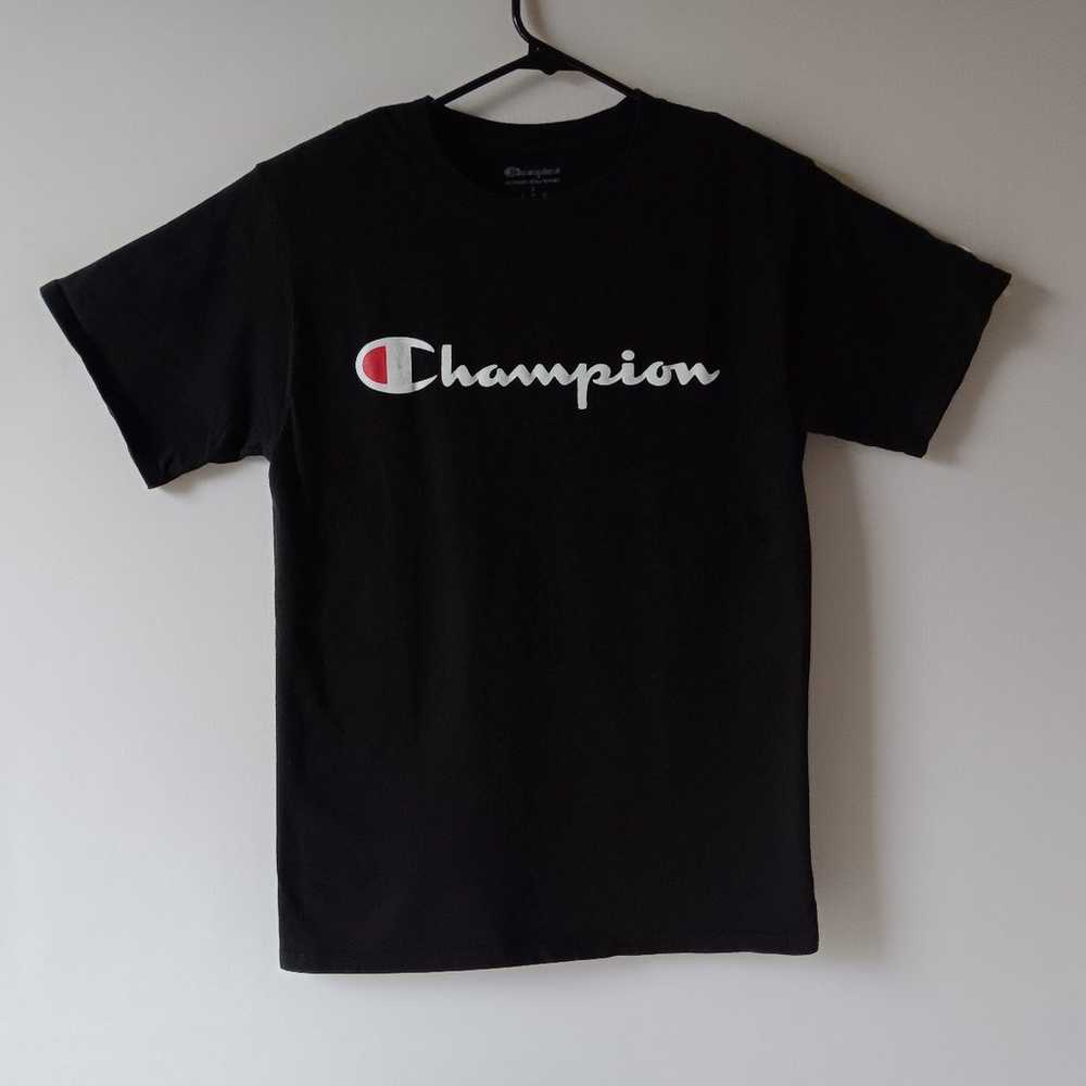 Champion men's black short sleeve activewear t-sh… - image 2