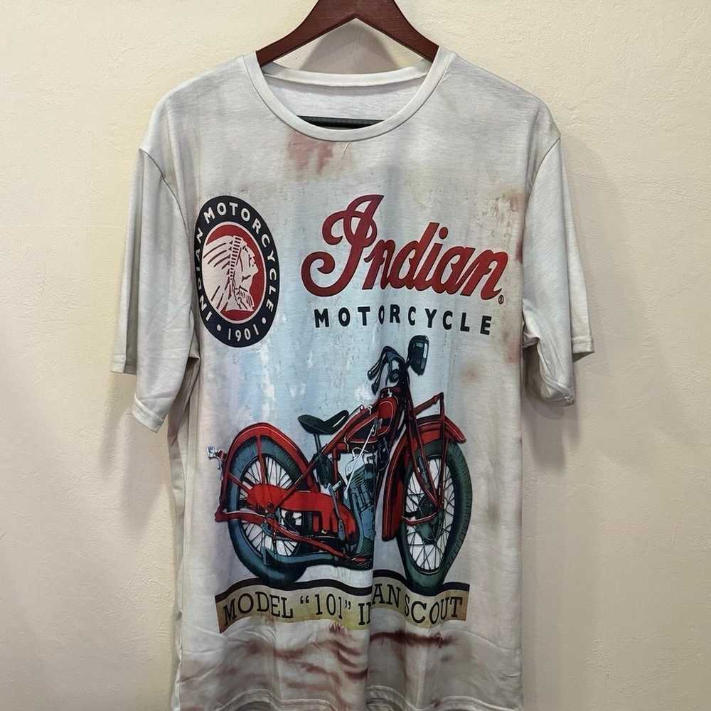 LAST PRICE Mens Indian Motorcycle T-Shirt XL - image 1