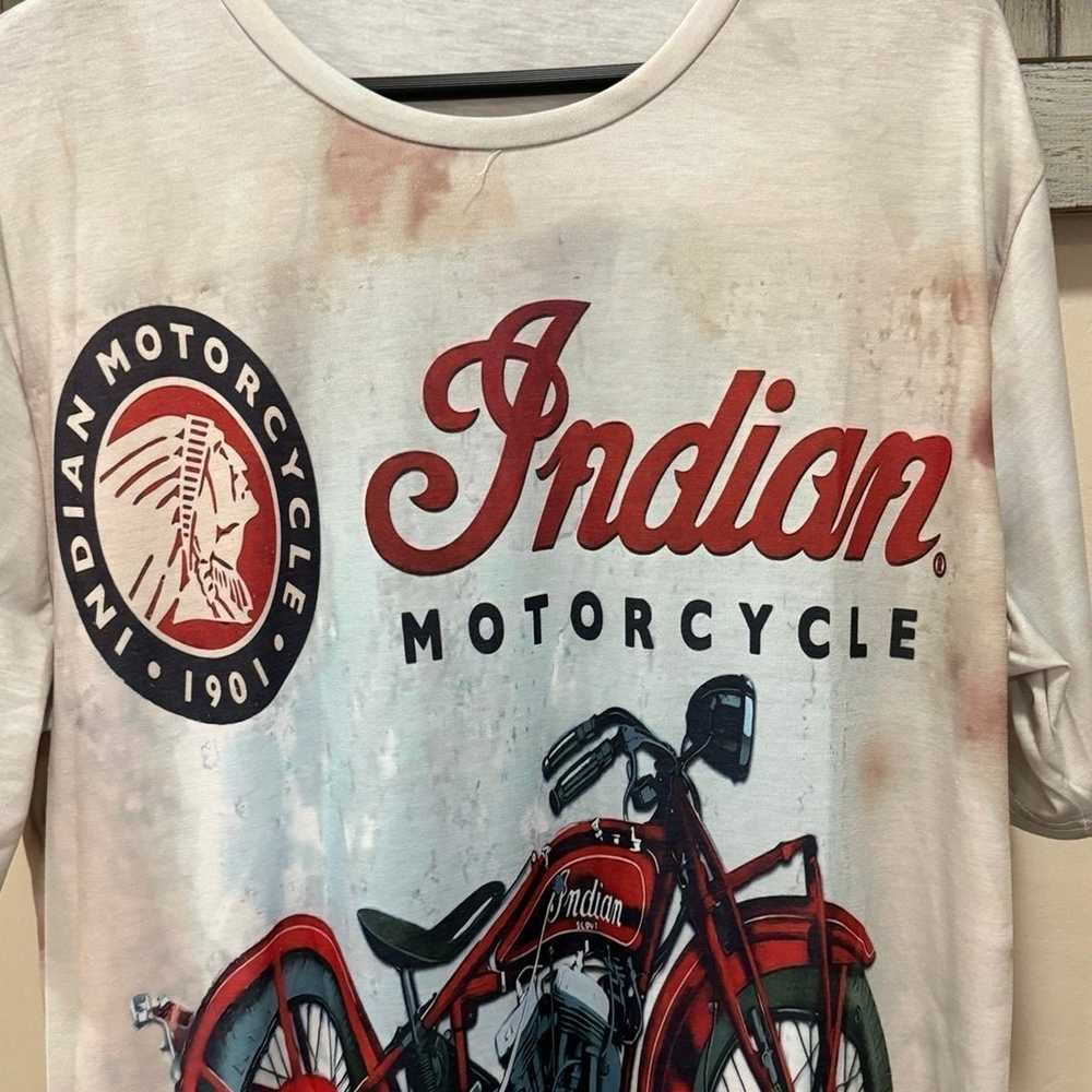 LAST PRICE Mens Indian Motorcycle T-Shirt XL - image 3