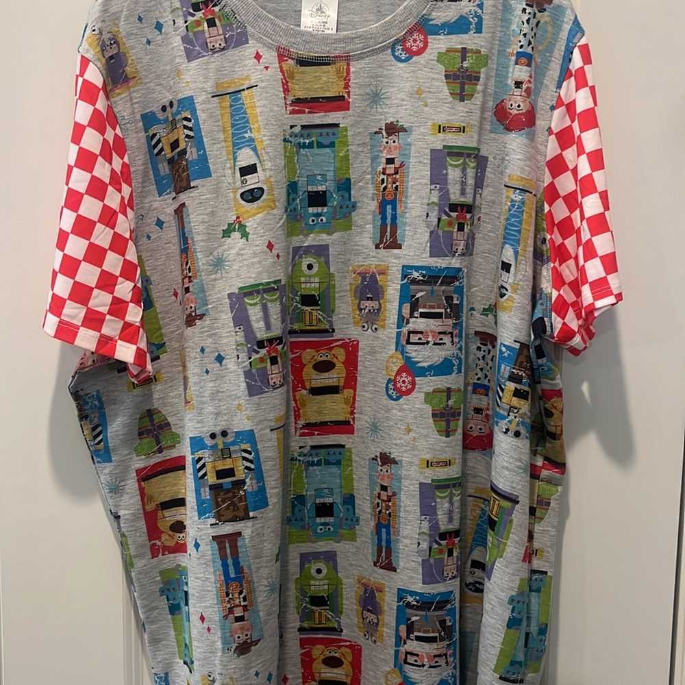 Disney Pixar Adult XXL Holiday Fashion Shirt , To… - image 1