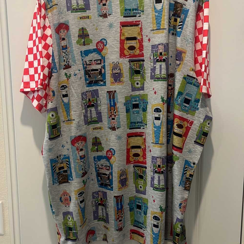 Disney Pixar Adult XXL Holiday Fashion Shirt , To… - image 3