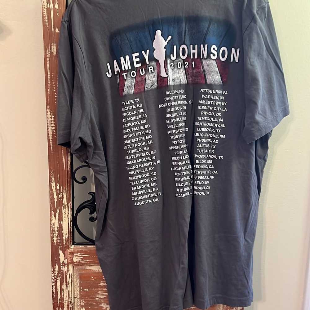 Jamey Johnson your 2021 men’s T-shirt 2X - image 6