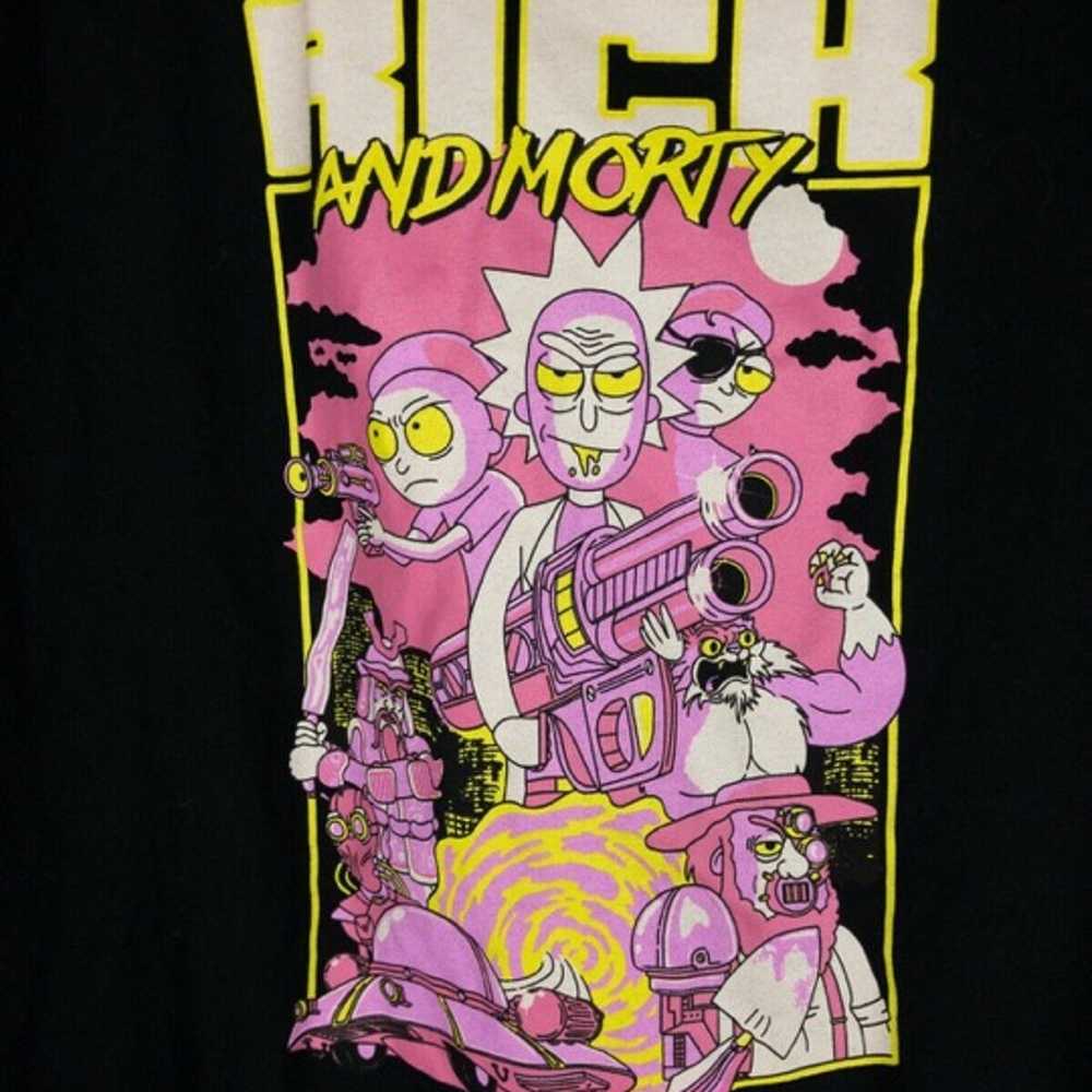 Rick and Morty T shirt Adult swim Mens XXL feed y… - image 2