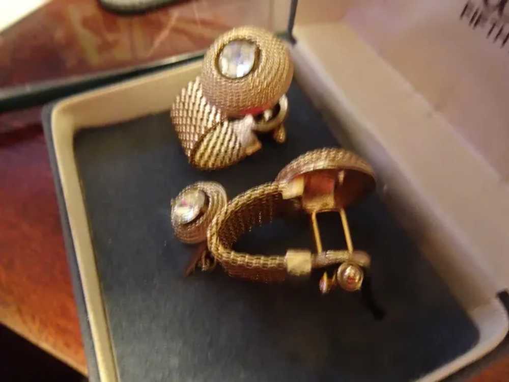 Vintage Men's or Woman's Gold /toned Cuff Links &… - image 5