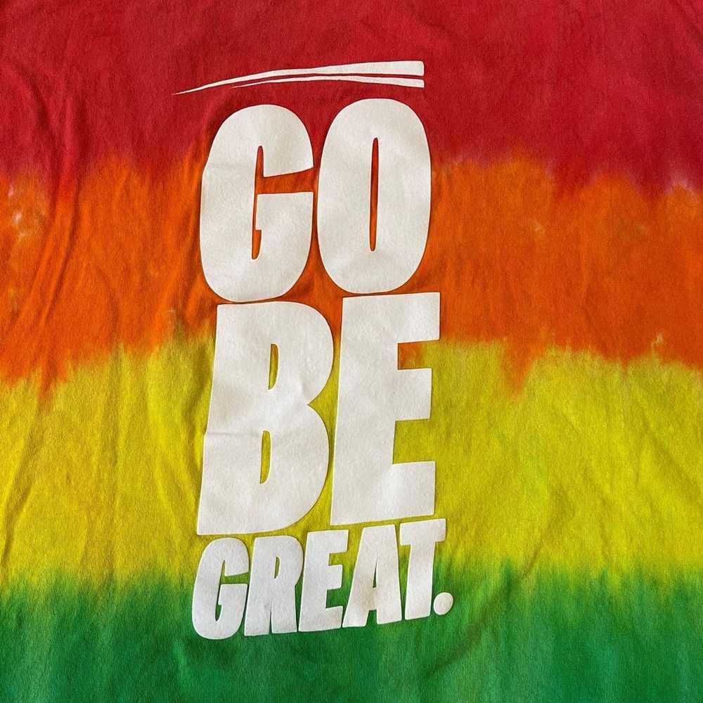 Colortone Drv Pnk Tie Dye TEE T SHIRT “Go Be Grea… - image 2