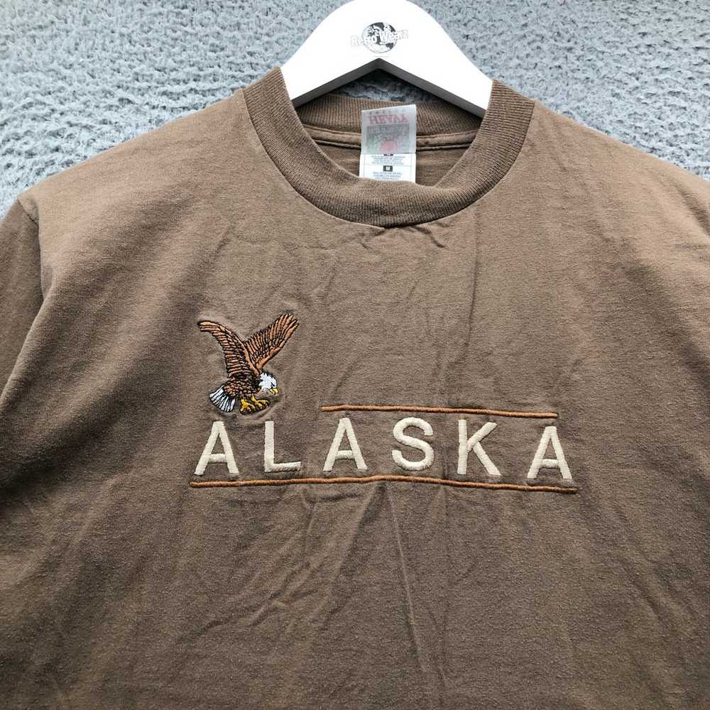 Vintage 90s Fruit of The Loom Alaska Eagle T-Shir… - image 5