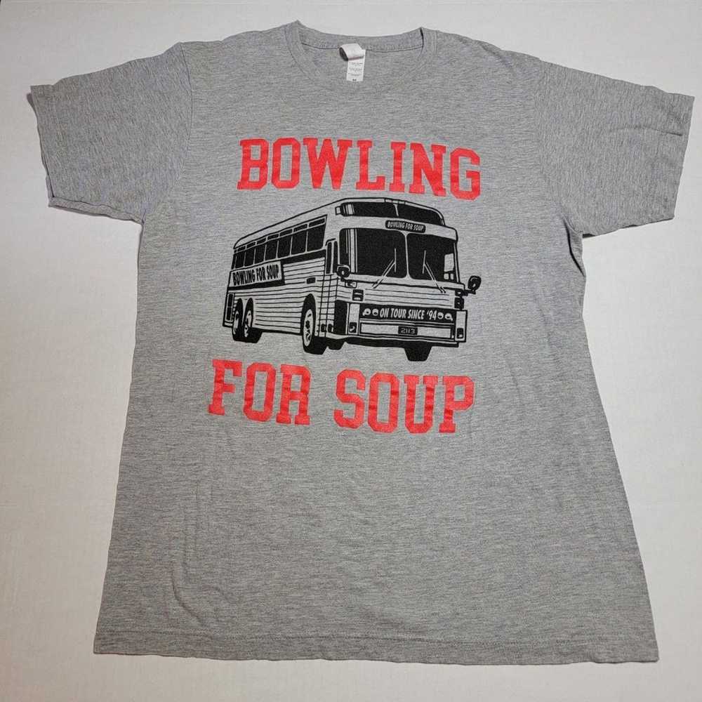 Bowling For Soup Graphic SS Tee Grey - Size Medium - image 2