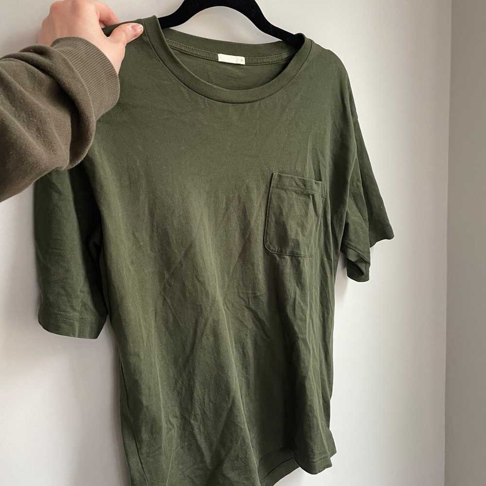 Forest Green Pocket Tshirt - image 2