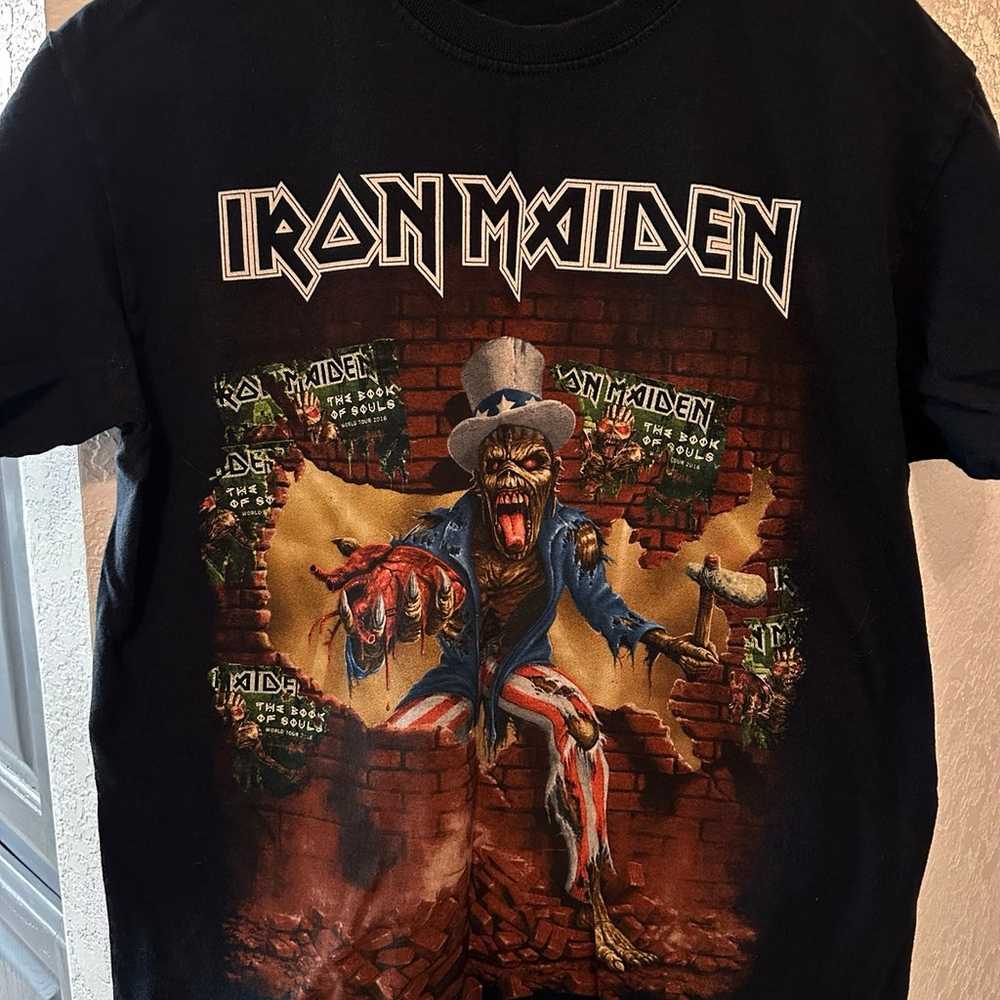 Iron Maiden 2016 tour shirt - image 1