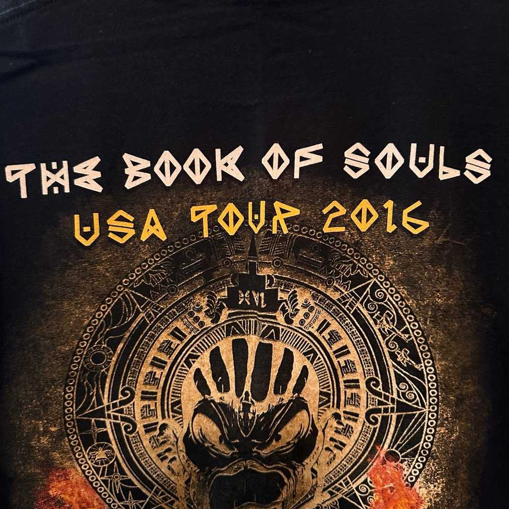 Iron Maiden 2016 tour shirt - image 3