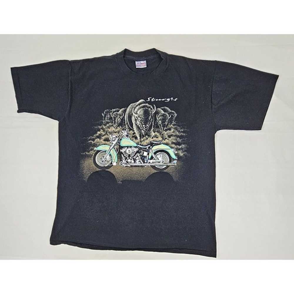 Vintage 2000 Sturgis Single Stitch Short Sleeve S… - image 1