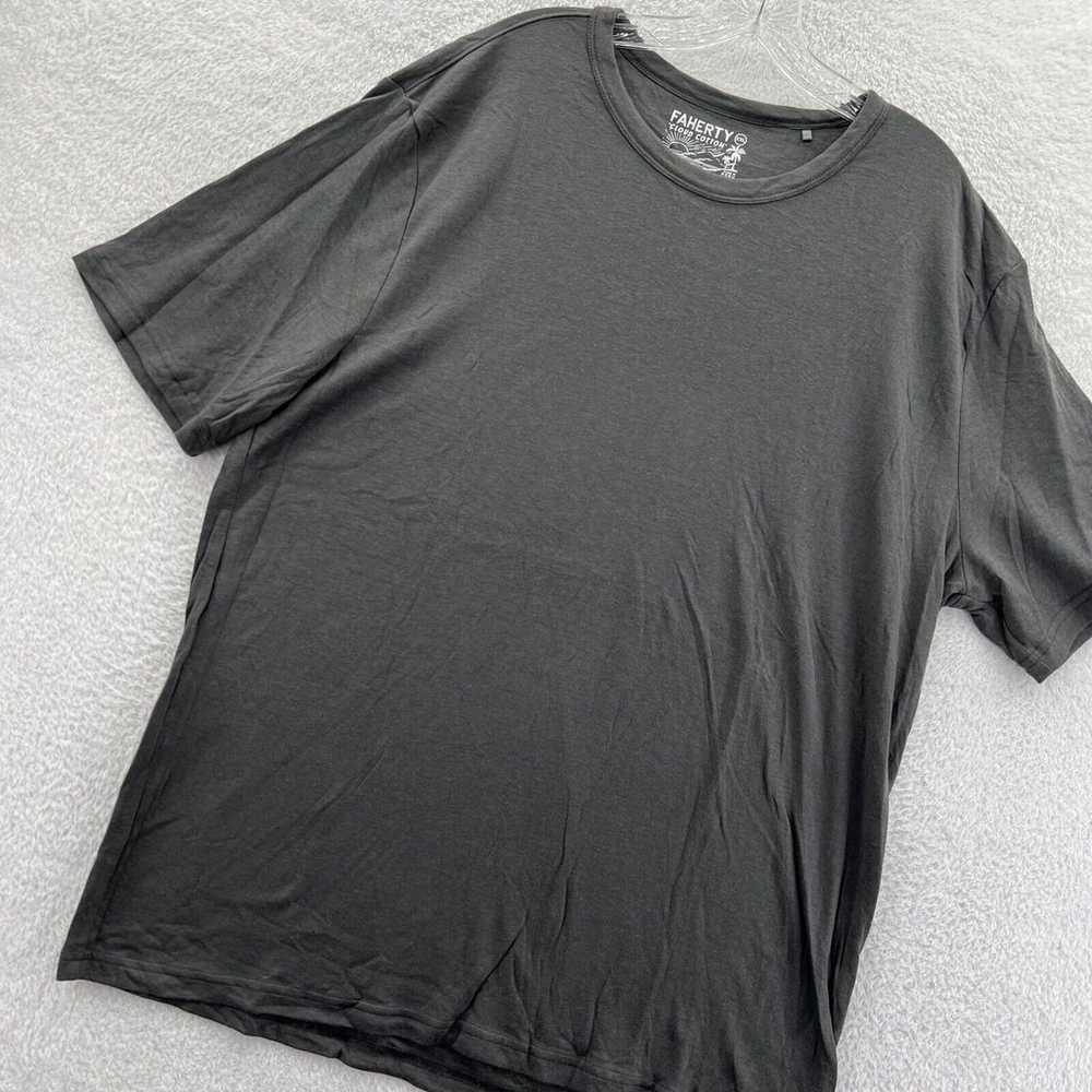 New Faherty Shirt Mens 2XL Gray Cloud Cotton Top … - image 2